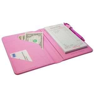 Pink Server Books from ServerBooks.com for Waitresses - Restaurant Server Organizer and Order Pad Holders