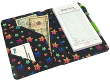 Load image into Gallery viewer, SERVER BOOK™ Patterns 8&quot; x 5&quot; Server Organizer - Rainbow Stars