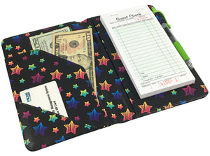 SERVER BOOK™ Patterns 8" x 5" Server Organizer - Rainbow Stars